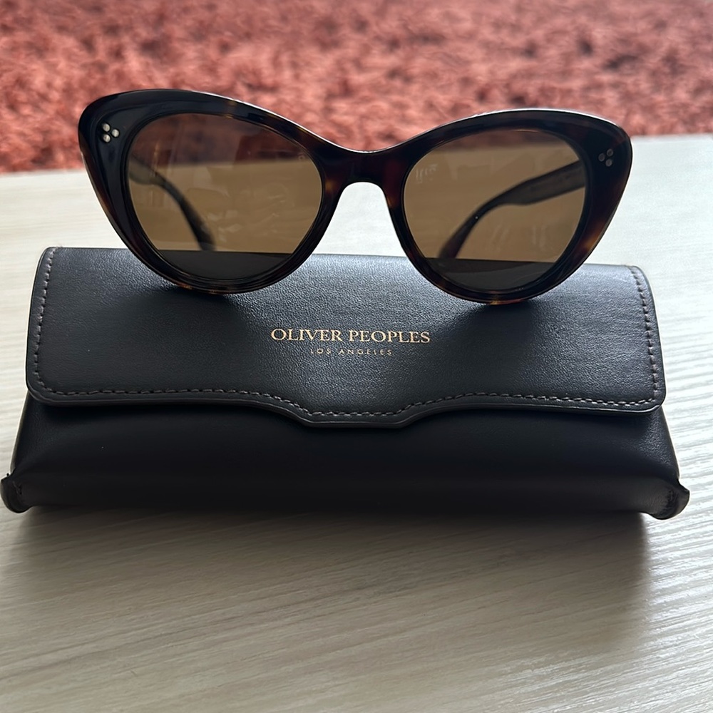 OLIVER PEOPLES, Rishell Sun, Polarizad Sunglasses, Brown